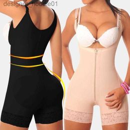 Intimo modellante da donna Fajas Colombianas Latex Body Shaper Reductoras Levanta Cola Post Parto Cintura dimagrante Corsetto sottoseno BuLifter L230914