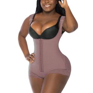 Femmes Shapers Fajas Colombianas Post Shapewear Bandoulière Réglable Avec Forte Compression Minceur Body Plus La Taille