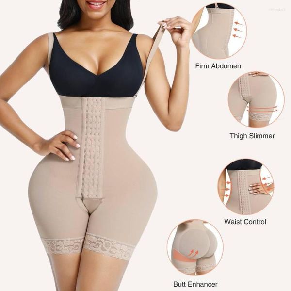 Moldeadores de mujer, Fajas Colombianas, entrenador de cintura, moldeador de cuerpo para mujer, ropa interior adelgazante, ropa moldeadora posparto, mono, Control de barriga, reducción