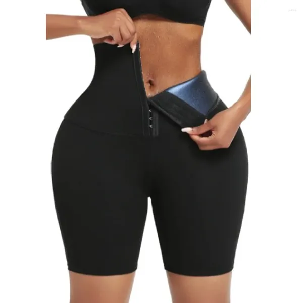 Formas de mujer Fajas Legging Cubo de iones para mujer Termo Pantalones Sauna Sauna Shaper Shaper Woman Trainer Slimming Shorts Fitness