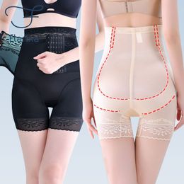 Dames Shapers Flarixa High Taille Breasted Flat Belly Shaping slipje Tailletrainer Body Shaper Tummy Butt Lift broek Ademboere Boxer Shorts 230519