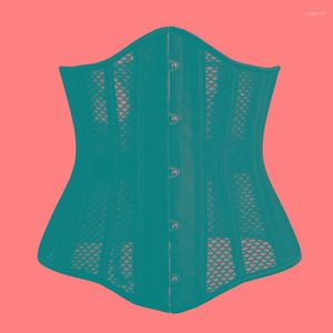 Femmes Shapers ventre plat pour femme mince acier os Corset gaines de corps mercerisé tissu taille formateur décolleté minceur