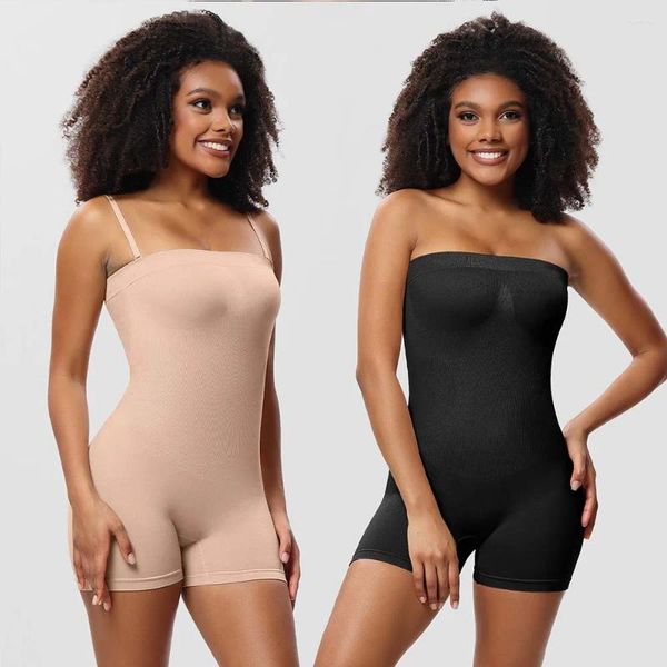 Femmes Shapers Full Body Shaper Body Femmes Ventre Contrôle Bretelles Shapewear Jumsuit Sexy Fille Minceur Formant