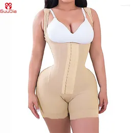 Shapers Femmes Guudia Colombianas Fajas Femmes Body Shaper 9 Os en acier Forme Bulifting Tummy Control Full Shapewear Bodys Ajustable