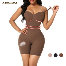 Dames Shapers Hexin naadloze vrouwen Bacysuit Bodysuit Fajas Colombiaanse push omhoog lifter Reductieve gordels Slanke taille trainer Shapewear 221102