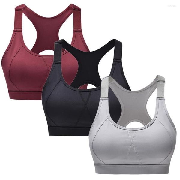 Sujetador deportivo acolchado ajustable de alta calidad para mujer, ropa interior suave para Fitness para mujer, chalecos transpirables para correr, Tops deportivos para gimnasio