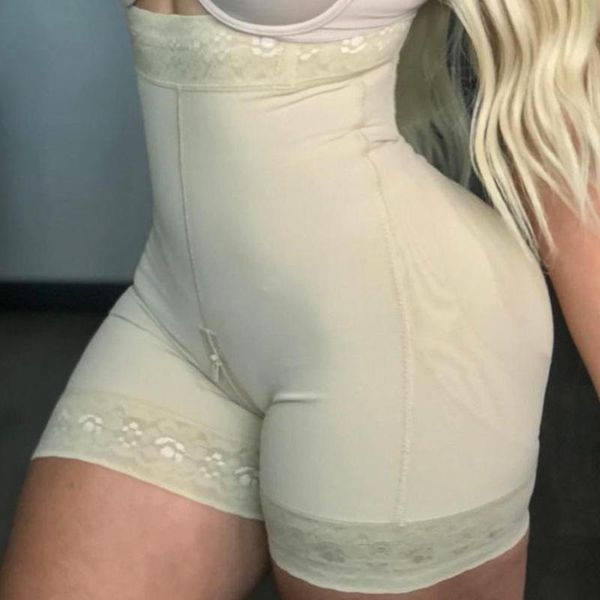 Femmes Shapers taille haute respirant Shorts BuLifter sans couture sous les vêtements récupération post-partum amincissant aplatir l'abdomen sous-vêtements FajasWo