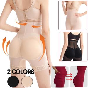 Femmes Shapers Taille Haute Femme Sous-Vêtements Ventre Minceur Shaper Culotte Modélisation Sangle Détachable Culasse Levage Fesse Pad Façonner