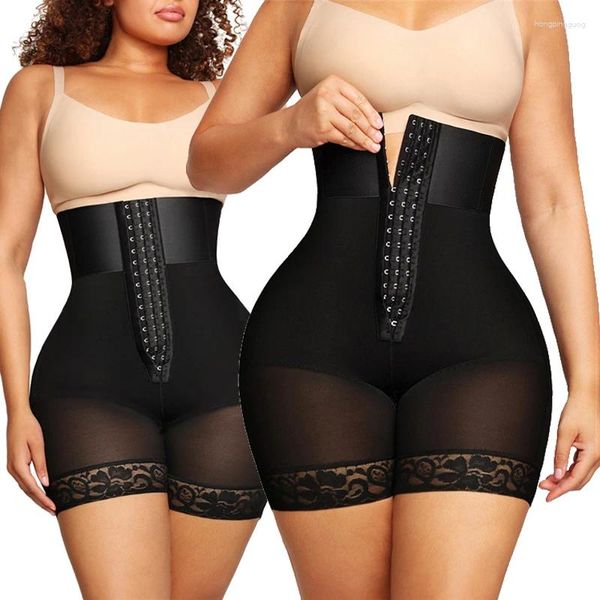 Shapers Femmes Taille Haute Shaper Culotte Hanche Fesse Lifter Ventre Contrôle Shorts Sexy Dentelle Shapewear Minceur Ceintures Femmes Intime