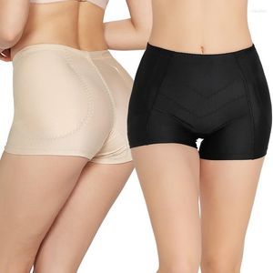 Femmes Shapers Hip Enhancer Culotte BuLifter Shorts Shapewear Femmes Sous-Vêtements Rembourrés Peau Noire Pantalon Femme Push Up Gros Cul Body Shaper