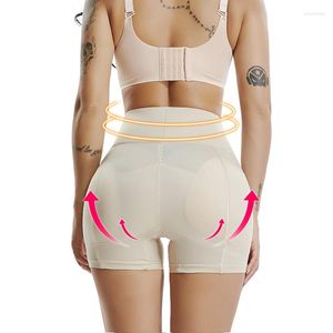 Shapers voor dames Onzichtbare BuLifter Padded Controle Slipje Body Shaper Hip Enhancer Padding Panty Push Up Shapewear Plus Size Drop