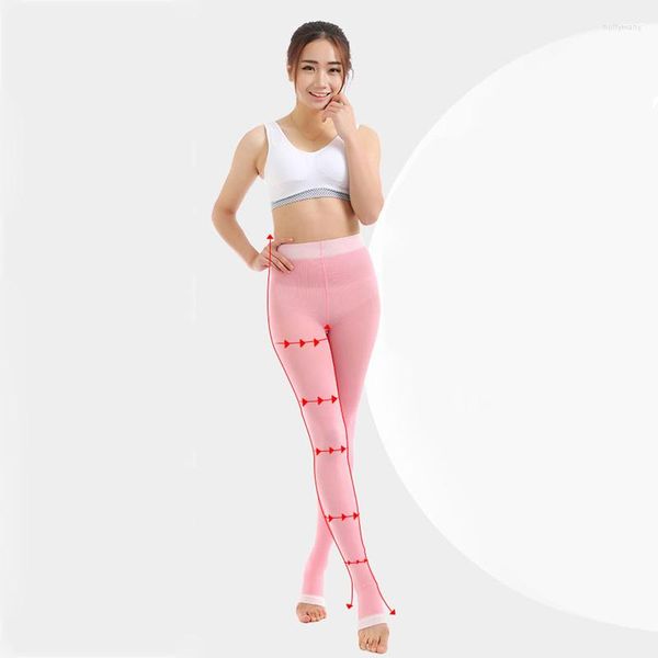 Femmes Shapers beauté jambe mince Compression brûler les graisses Super mince dormir pendant la nuit minceur bas Legging Patch