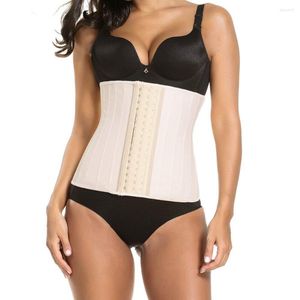 Dameshoeders latex corset taille controle afslank en bustier 30 cm underbust korsefor dames sexy trainer 25 staal verborgen