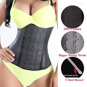 Dameshoeders latex taille trainer body shaper shapear shapewear slanke schede buik gordel training buikcontrole korset voor vrouwen colombiaans