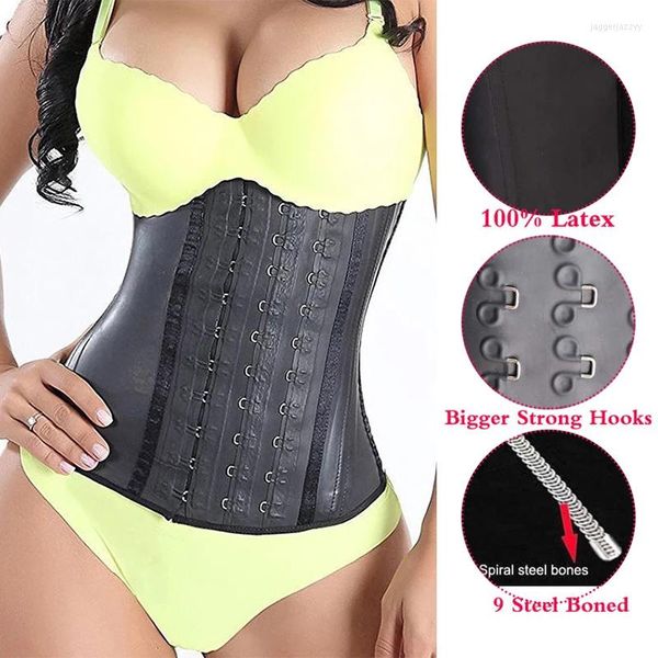 Femmes Shapers Latex taille formateur corps Shaper Shapewear gaine amincissante ventre ceinture entraînement ventre contrôle Corset pour femmes colombien