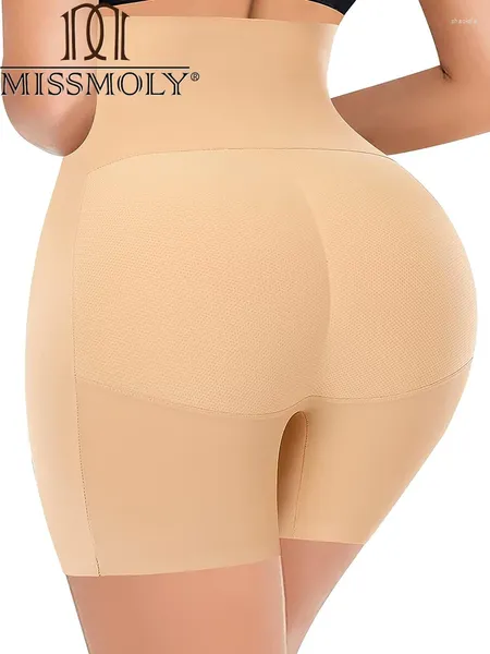 Shapers pour femmes Missmoly Taille haute Bulifter rembourré Shapewear Shorts Minceur Body Shaper sans couture Booty Pads Hip Enhancer Control Culotte