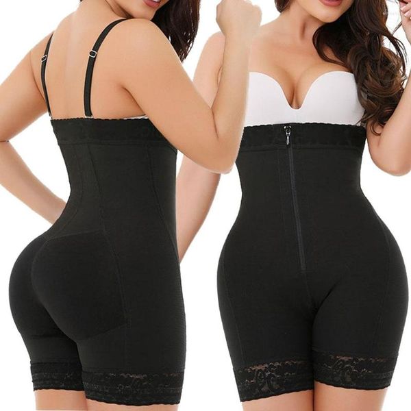 Moldeadores de mujer NEMOLEMON Body Post liposucción Faja Clip y Zip Body Underbust Cintura Shaper Fajas Ropa interior sexy