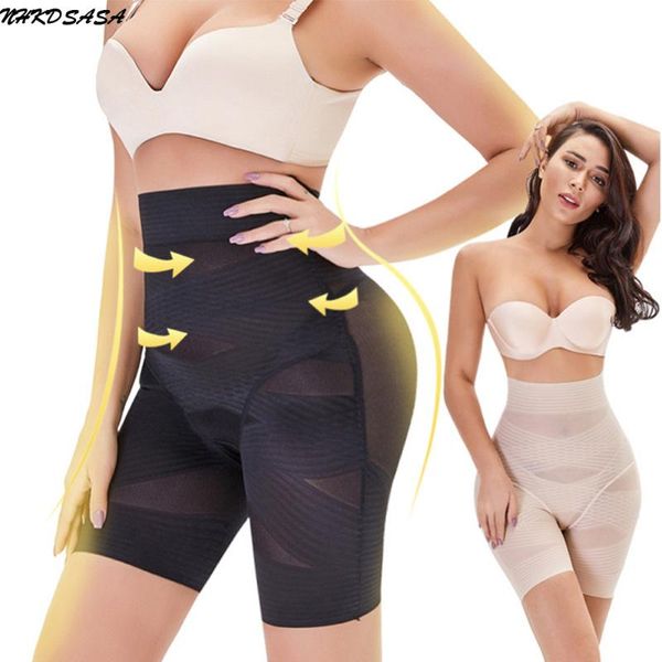 Shapers pour femmes NHKDSASA Femmes BuLifter Shapewear Plus Size Sous-vêtements sexy Taille haute Double contrôle du ventre Panty Taille Trainer Body Shaper 202