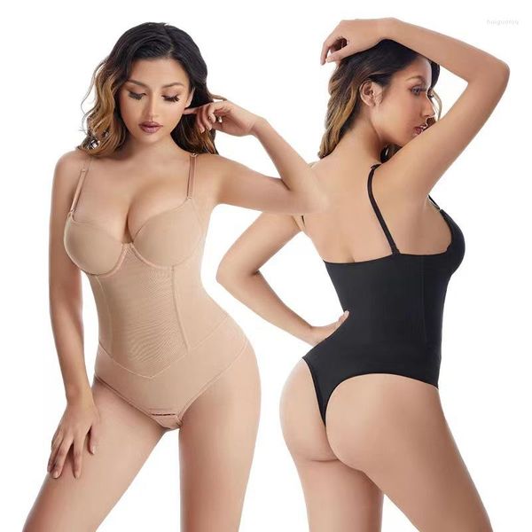 Femmes Shapers One-piece Seamless Shapewear Body Shaper Minceur Ventre Plat Fesse Lifting Taille Formateur Push Up Sous-Vêtements String Combinaison