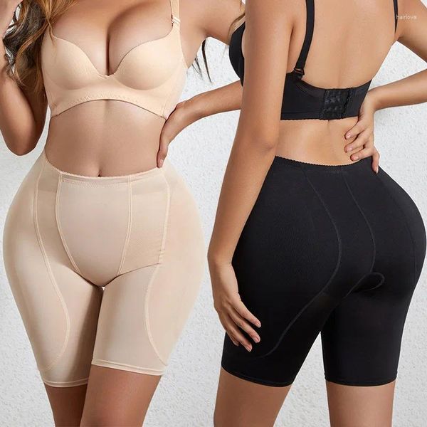 Moldeadores de mujer Bragas acolchadas Levantamiento de glúteos Ropa interior adelgazante con almohadilla para la cadera Talla grande Postparto Body Shaper Boxer Pantalones esculpidos