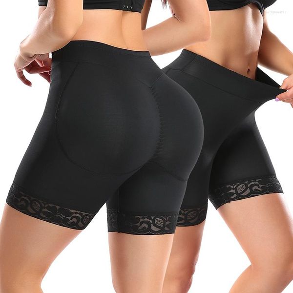 Femmes Shapers Plus Size Control Culottes Femmes BuLifter BuEnhancer Amovible Hip Pads Taille Trainer Body Shaper Sous-Vêtements Brief Shapewear