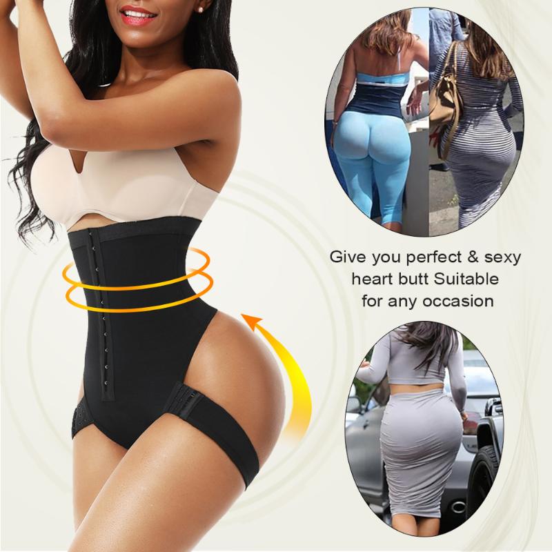 Plus Size Tummy Body Shaper Waist Trainer Panty Slimming Girdle Flat Stomach Shaping Panties Woman BuLifter Shapewear