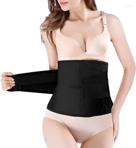 Shapers pour femmes Post-partum Bande de ventre Abdominal Binder Wrap C Section Ceinture de récupération Soutien du dos Taille Shapewear Compression