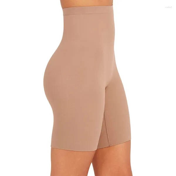 Shapers pour femmes shorts puissants Shaper pour les femmes en tissu de soie de glace légère Shapewear haute taille de contrôle du ventre des sous-vêtements doux