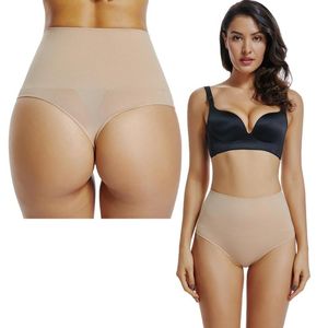 Femmes Shapers S-2XL Plus Size Briefs Pour Femmes Sous-Vêtements Taille Haute Culotte Abdomen Body Shaping Slip Solide Respirant Femme Intima