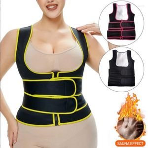 Femmes Shapers S-3XL Néoprène Taille Formateur Corset Sweat Sauna Gilet Pour Femmes Perte De Poids Avec Fermeture À Glissière Ceinture Minceur Corps Shaper