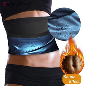 Damesjablon sauna taille trimmer buik wrap workout sport sweatband buikstrainer gewichtsverlies body shaper buikcontrole afslank riem 230227