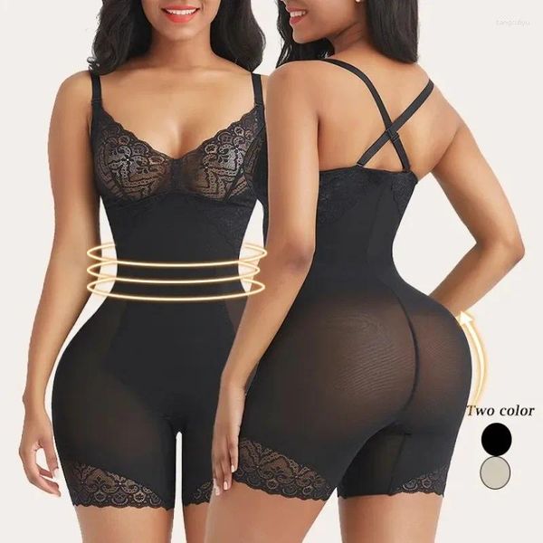 Shapers de mujer Body sexy Tallas grandes Cintura alta Ropa interior adelgazante Fajas para mujeres Control de barriga Shaper Panty Nalgas levantadas Atadas