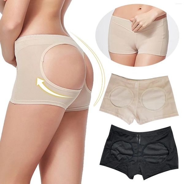 Formadores de mujeres Sexy Transpirable Levantamiento de cadera Pantalones Ángulo plano Hermosas nalgas PP Bottoming Body Slip para mujer