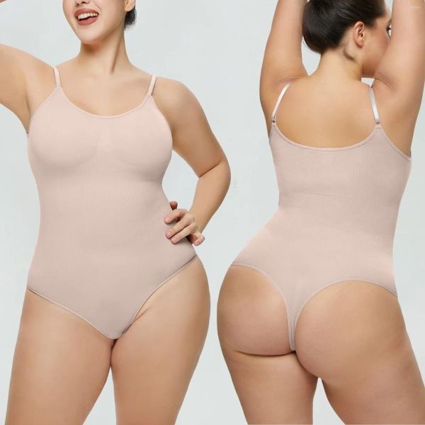 Shapers pour femmes Sexy Shapewear Body String Contrôle du ventre Ouvert Entrejambe Body Shaper Teddy Taille Formateur