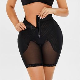 Moldeadores de mujer Bragas de control delgadas sexy Mujeres que adelgazan Moldeadores de barriga Ropa interior moldeadora Corrección Tallas grandes S-6XL Negro 230519