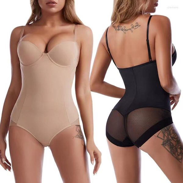 Moldeadores de mujer, mono Sexy con Control de barriga, corsé, cintura, pantalones moldeadores de cuerpo, camisola de pecho, levantamiento de cadera, hermosas bragas para glúteos