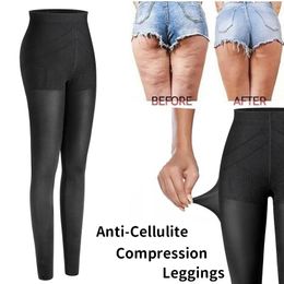 Femmes Shapers Shapewear Body Shaper Compression Anti Cellulite Leggings Jambe Ventre Minceur Gaine Femme Sculptant Cuisse Minceur Pantalon