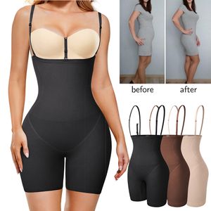 Shapers voor dames Shapewear Bodysuit voor dames Tummy Control Full Body Shaper Thigh Slimmer Shorts Waist Trainer Afslankend ondergoed Belly Fajas 230616