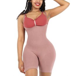 Dameshoeders Shapewear voor vrouwen naadloos stevige drievoudige controle faja dij slankere buiklichaam shaper