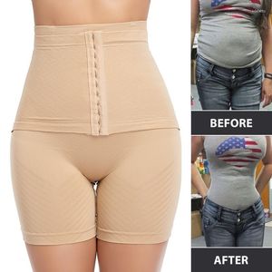 Shapers pour femmes Shapewear haute taille stockée grande taille post-partum resserrer les shorts de forme de boxeur