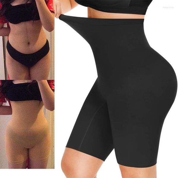 Moldeadores para mujer, pantalones cortos moldeadores para mujer, Control de barriga, cintura alta, muslo sin costuras, bragas moldeadoras de cuerpo debajo de los vestidos posparto