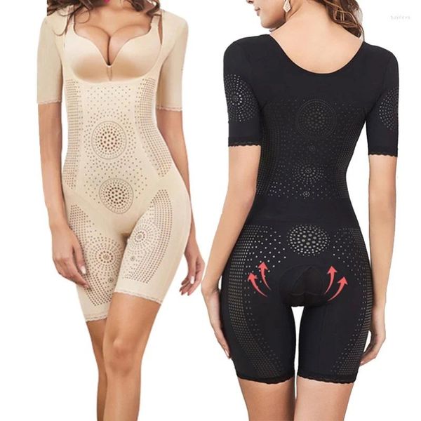 Shapers pour femmes façonnant le body thérapie par aimant soins de santé sous-vêtements manches dame bulift lingerie sous-buste contrôle de la taille slip shapewear