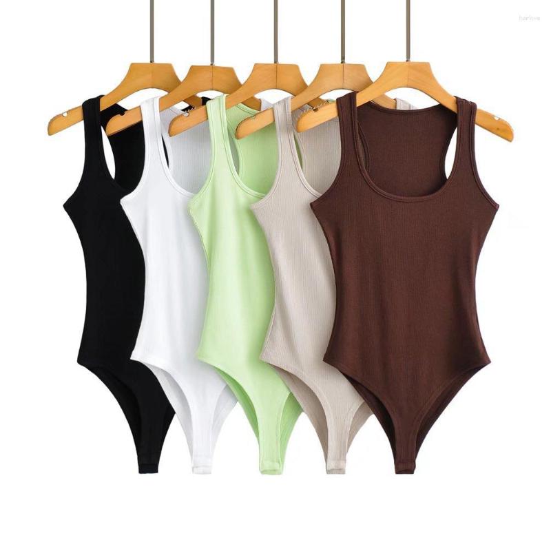 Women's Shapers Sports Vest Casual Yoga Sexy Sleeveless Jumpsuit Wholesale Fashion Slimming Bodysuit Training Clothes Shapewear