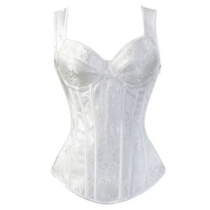 Corset Steampunk pour femmes avec coupe Lingerie fermeture éclair sangles latérales surbuste taille formateur Bustier grande taille 230227