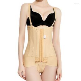 Dameshoeders stalen bebonen taille trainer buikcontrole shapewear bodysuit dames lichaam shaper afslank buikschede verpleegkundige terug ondersteuning