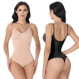 Dames Shapers String Body Shaperwear voor dames Tummy Control Naadloze Body Shapers Buiktrimmer Beeldhouwen Taille Trainer Slimmer Comprimeren 231212