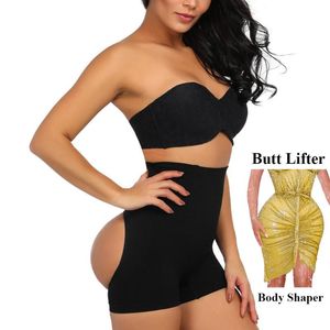 Shapers Femmes Tummy Control Culottes Femmes Minceur Sous-vêtements Sexy Bulifter Panty Slim Body Shaper Taille Haute Formateur Shapewear Court