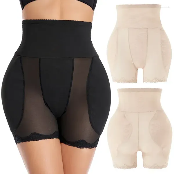 Shapers Femmes Ventre Dentelle Shaper Femmes Culottes Corset Rembourré Cuisse Slim Enhancer Corps Hanche Shapewear Taille Haute Contrôle Lifter Entraîneur Bout À Bout