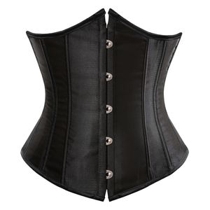 Mujeres Shapers Underbust Corset Sexy Mujer Ropa interior Cintura Adelgazante Body Shaper Corset Top para mujer Steampunk Lace-up Corset Belt White 230603