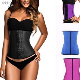 Shapers voor dames VIP 100% latex taille trainer afslankende riem corset dames buikcontrole taille cincher maag afslankende ondergoed gordel LJ201209 L230914